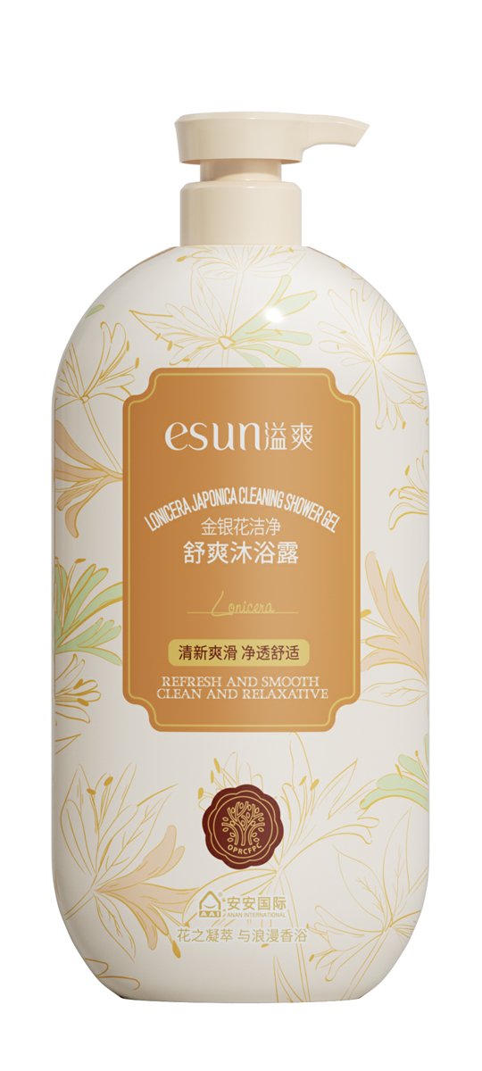 亚游集团ag8国际金银花干净舒爽洗澡露